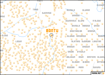 map of Bantu