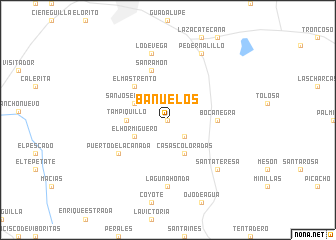 map of Bañuelos