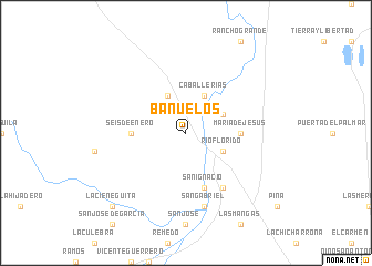 map of Bañuelos