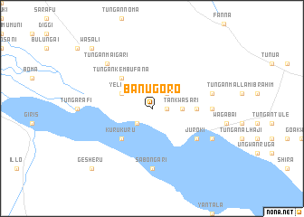 map of Banu Goro