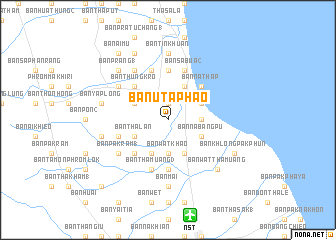 map of Ban U Taphao