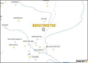 map of Banūtarātom