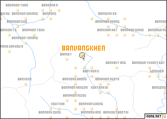 map of Ban Vangkhèn