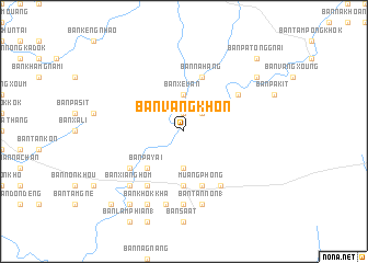 map of Ban Vangkhôn