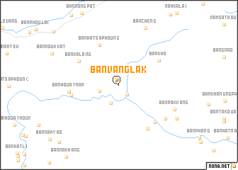 map of Ban Vanglâk