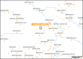 map of Ban Vangpét