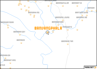 map of Ban Vangphala