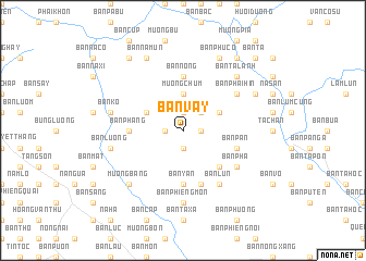 map of Bản Vay