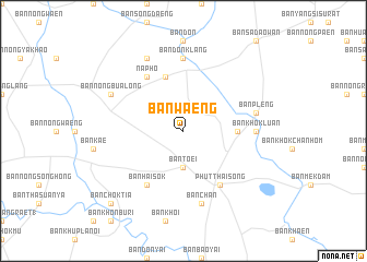 map of Ban Waeng