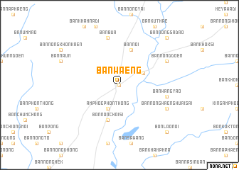 map of Ban Waeng