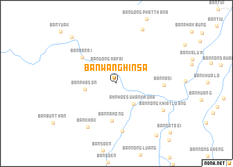 map of Ban Wang Hin Sa