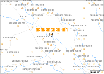 map of Ban Wang Kakhon