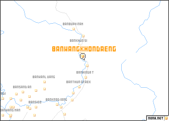 map of Ban Wang Khon Daeng