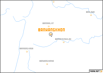 map of Ban Wang Khon