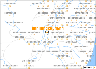 map of Ban Wang Khun Dan