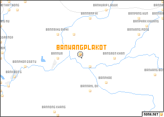 map of Ban Wang Pla Kot