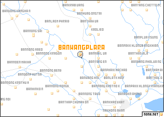 map of Ban Wang Pla Ra