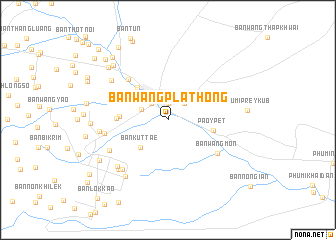 map of Ban Wang Pla Thong