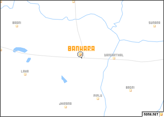 map of Banwāra