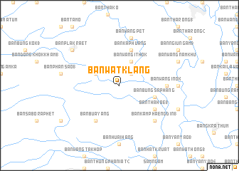 map of Ban Wat Klang