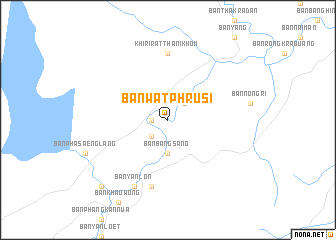 map of Ban Wat Phru Si