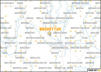 map of Ban Wat Tum