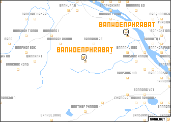 map of Ban Woen Phra Bat