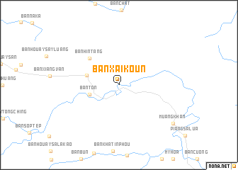 map of Ban Xaikoun