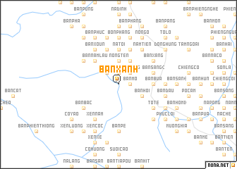 map of Bản Xanh