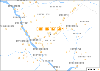 map of Ban Xiangngam