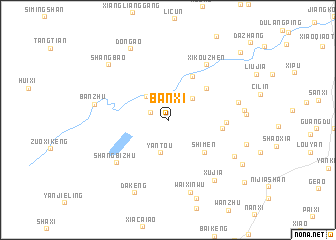 map of Banxi