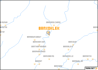 map of Ban Xok Lèk