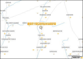 map of Banyagondi Kwara