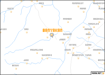 map of Banyakan