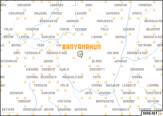 map of Banyamahun