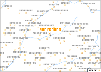 map of Ban Yanang