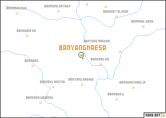 map of Ban Yang Mae Sa