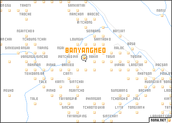 map of Bản Yang Meo