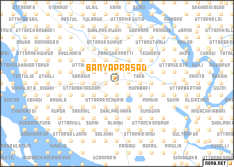 map of Banyāprasād