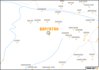 map of Banyātah