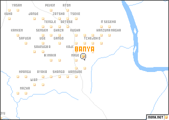 map of Banya