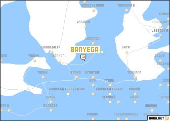 map of Banyéga