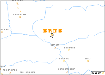 map of Ban Yénxa