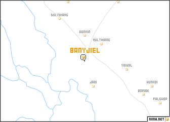map of Banyjiel