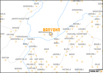 map of Banyohn