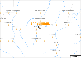 map of Banyumudal