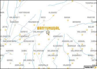 map of Banyumudal