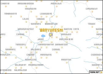 map of Banyuresmi