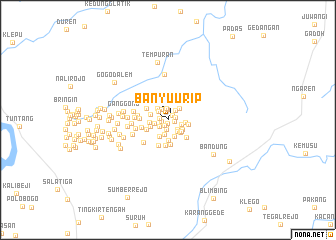 map of Banyuurip