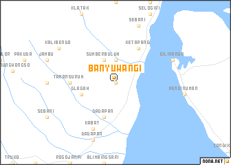 map of Banyuwangi